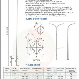 Trụ đèn - Trụ đèn chiếu sáng