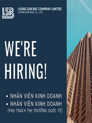 LƯƠNG SƠN BẠC - TUYỂN DỤNG NHÂN VIÊN KINH DOANH