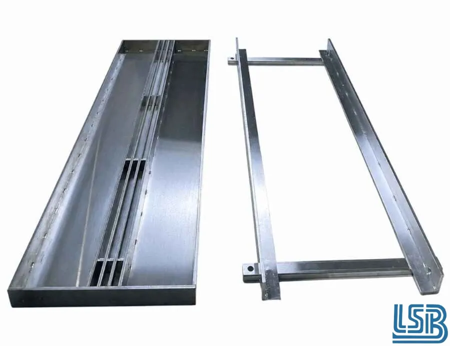 Cấu tạo gồm khung viền chịu lực và khay rỗng để lát gạch
