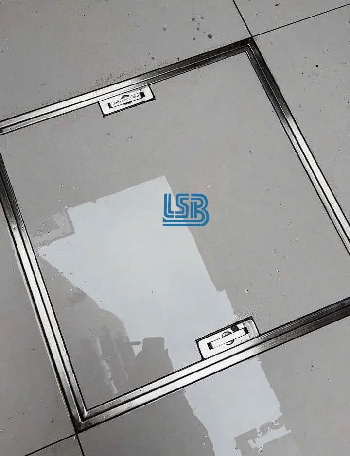 Thiết kế khay rỗng để lát gạch đồng bộ với nền nhà